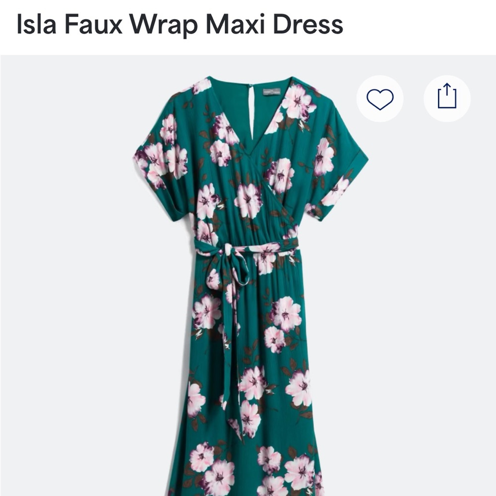 Market & Spruce faux wrap maxi